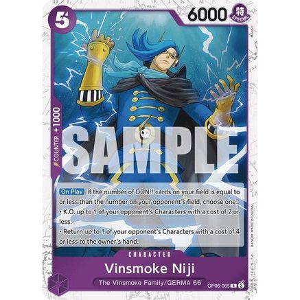 Vinsmoke Niji (OP06-065) (Jolly Roger Foil) (OP06-065) - Premium Booster -The Best- Foil