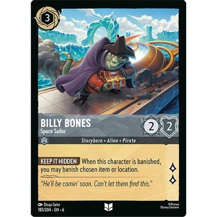 Billy Bones - Space Sailor (185/204) - Azurite Sea Cold Foil