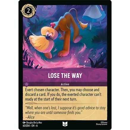 Lose the Way (63/204) - Azurite Sea Cold Foil
