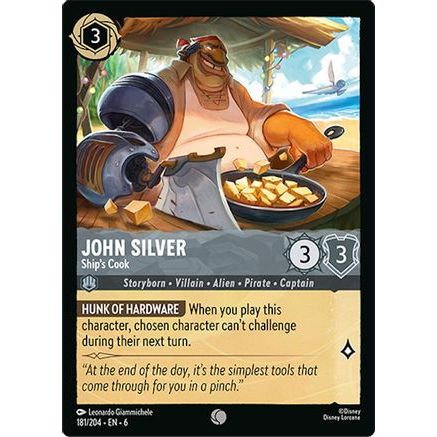 John Silver - Ship's Cook (181/204) - Azurite Sea Cold Foil