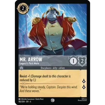 Mr. Arrow - Legacy's First Mate (182/204) - Azurite Sea Cold Foil