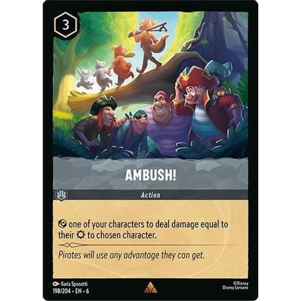 Ambush! (198/204) - Azurite Sea Cold Foil