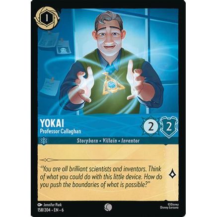 Yokai - Professor Callaghan (158/204) - Azurite Sea Cold Foil