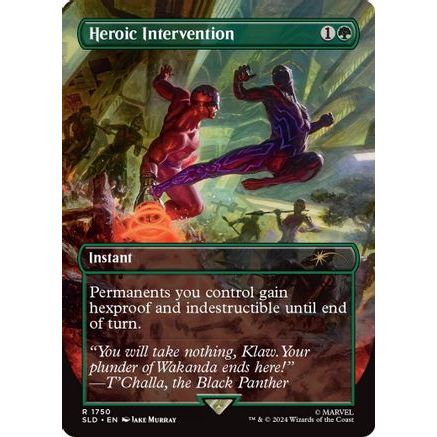 Heroic Intervention (Rainbow Foil) (SLD-1750) - Secret Lair Drop Foil