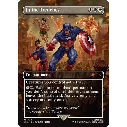 In the Trenches (Rainbow Foil) (SLD-1729) - Secret Lair Drop Series Foil