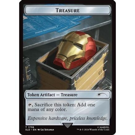 Treasure Token (1736) (Rainbow Foil) (SLD-1736) - Secret Lair Drop Foil