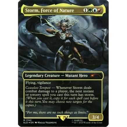 Storm, Force of Nature (Rainbow Foil) (SLD-1742) - Secret Lair Drop Series Foil