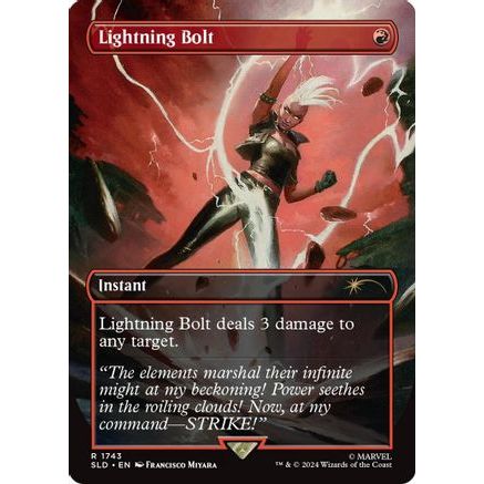 Lightning Bolt (1743) (Rainbow Foil) (SLD-1743) - Secret Lair Drop Series Foil