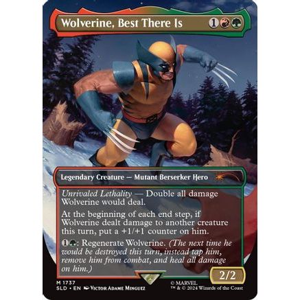 Wolverine, Best There Is (Rainbow Foil) (SLD-1737) - Secret Lair Drop Series Foil