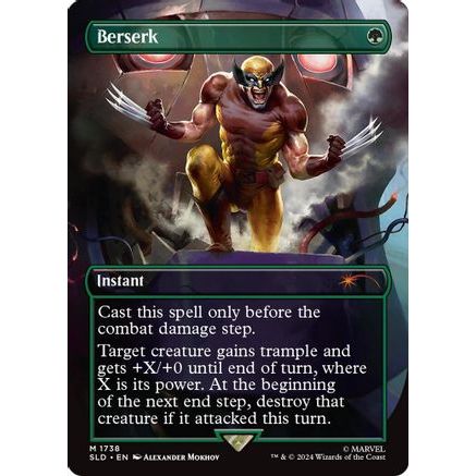 Berserk (1738) (Rainbow Foil) (SLD-1738) - Secret Lair Drop Foil