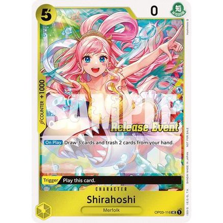 Shirahoshi (ST15 - ST20 Release Event Winner Pack) (OP03-116) - One Piece Promotion Cards Foil