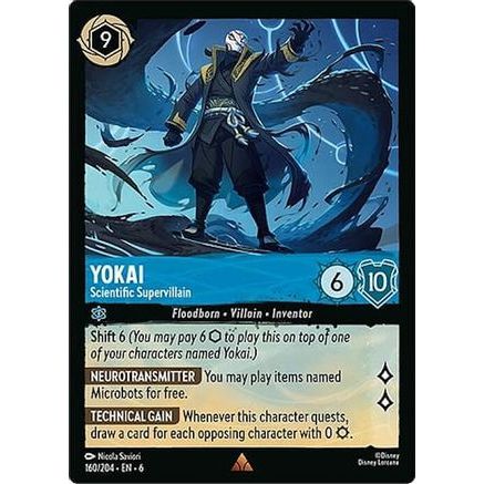 Yokai - Scientific Supervillain (160/204) - Azurite Sea Cold Foil