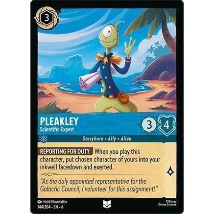 Pleakley - Scientific Expert (144/204) - Azurite Sea Cold Foil