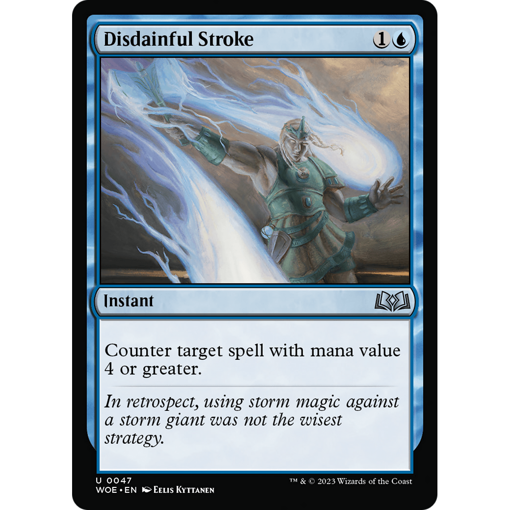 Disdainful Stroke (WOE-047) - Wilds of Eldraine Foil
