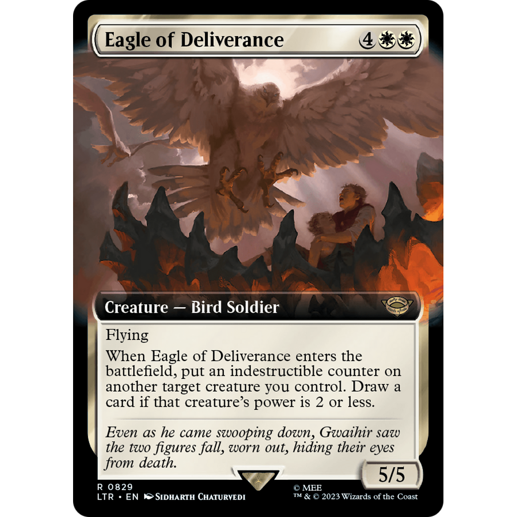 Eagle of Deliverance (LTR-829) - The Lord of the Rings: Tales of Middle-earth: (Extended Art)