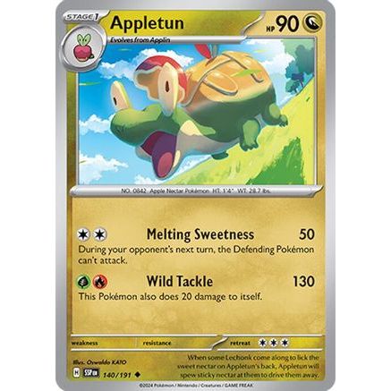 Appletun - 140/191 140 - SV08 Surging Sparks Reverse Holofoil