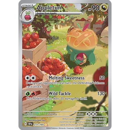 Appletun - 211/191 211 - SV08 Surging Sparks Holofoil