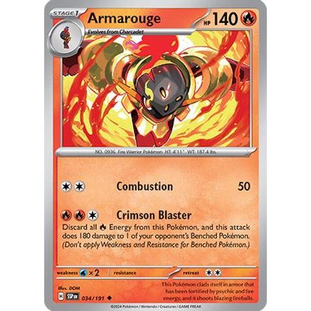 Armarouge 34 - SV08 Surging Sparks Reverse Holofoil