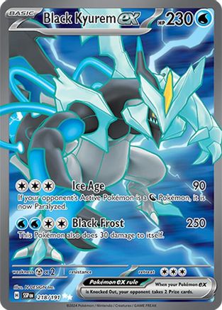 Black Kyurem ex - 218/191 218 - SV08 Surging Sparks Holofoil