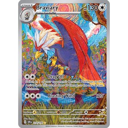 Braviary - 214/191 214 - SV08 Surging Sparks Holofoil