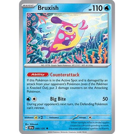 Bruxish - 049/191 49 - SV08 Surging Sparks Reverse Holofoil