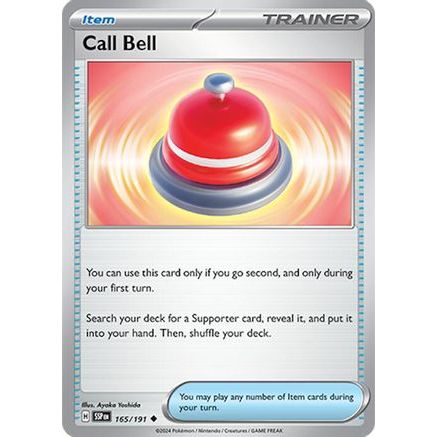 Call Bell 165 - SV08 Surging Sparks Reverse Holofoil