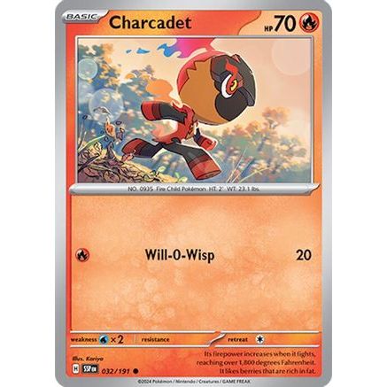 Charcadet - 032/191 32 - SV08 Surging Sparks Reverse Holofoil