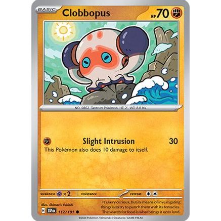 Clobbopus - 112/191 112 - SV08 Surging Sparks