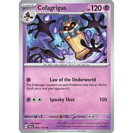 Cofagrigus 83 - SV08 Surging Sparks Reverse Holofoil