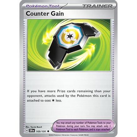 Counter Gain 169 - SV08 Surging Sparks Reverse Holofoil