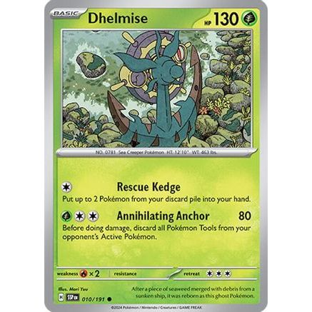 Dhelmise 10 - SV08 Surging Sparks Reverse Holofoil