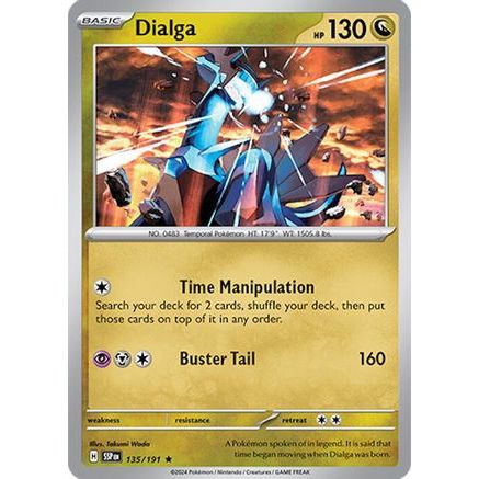 Dialga 135 - SV08 Surging Sparks Reverse Holofoil