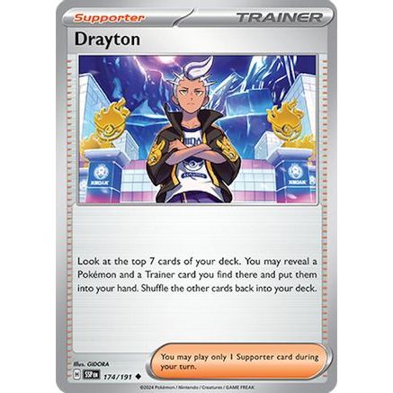 Drayton - 174/191 174 - SV08 Surging Sparks Reverse Holofoil