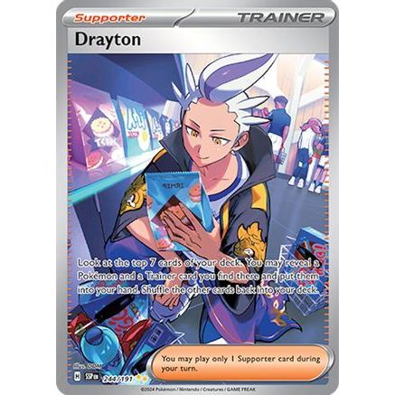 Drayton - 244/191 244 - SV08 Surging Sparks Holofoil