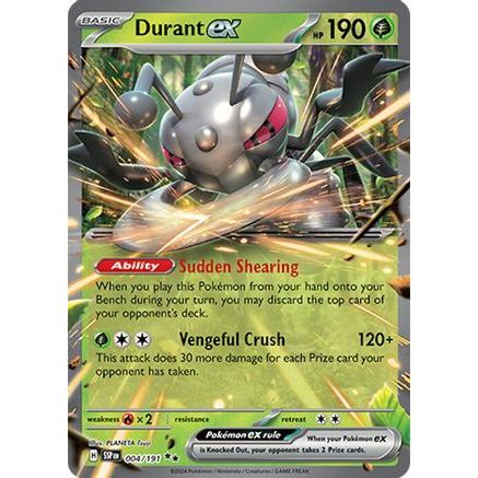 Durant ex - 004/191 4 - SV08 Surging Sparks Holofoil