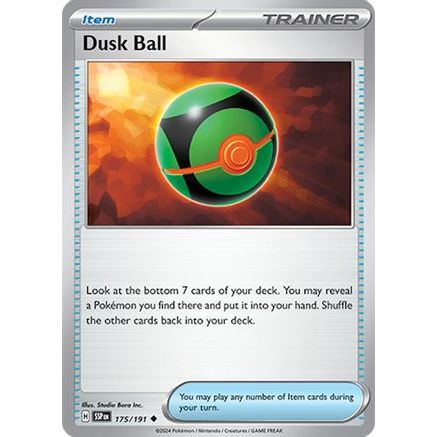 Dusk Ball 175 - SV08 Surging Sparks Reverse Holofoil