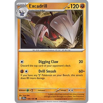 Excadrill 109 - SV08 Surging Sparks Reverse Holofoil