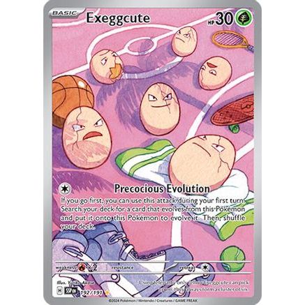 Exeggcute - 192/191 192 - SV08 Surging Sparks Holofoil