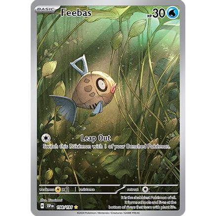 Feebas - 198/191 198 - SV08 Surging Sparks Holofoil