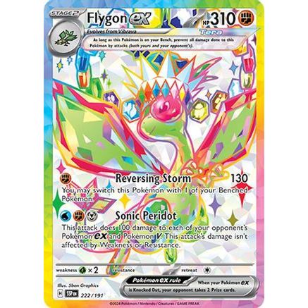 Flygon ex - 222/191 222 - SV08 Surging Sparks Holofoil