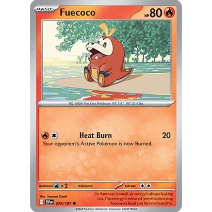 Fuecoco 29 - SV08 Surging Sparks Reverse Holofoil