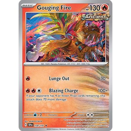 Gouging Fire 38 - SV08 Surging Sparks Holofoil