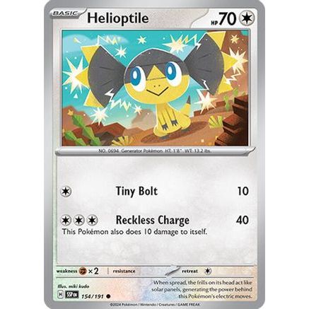 Helioptile 154 - SV08 Surging Sparks