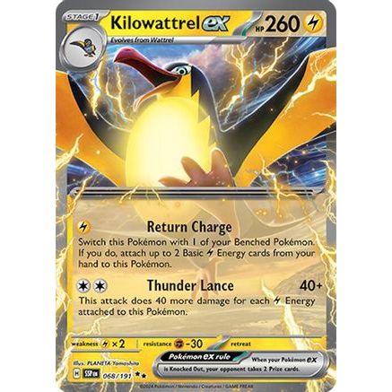 Kilowattrel ex 68 - SV08 Surging Sparks Holofoil