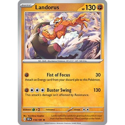 Landorus 110 - SV08 Surging Sparks Reverse Holofoil
