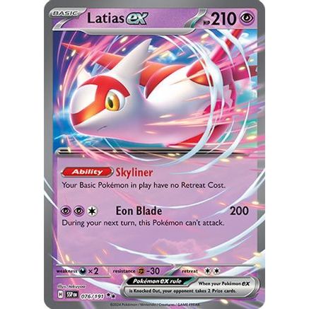 Latias ex - 076/191 76 - SV08 Surging Sparks Holofoil