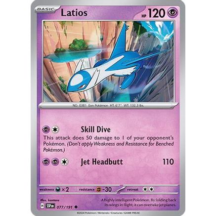 Latios - 077/191 77 - SV08 Surging Sparks Reverse Holofoil