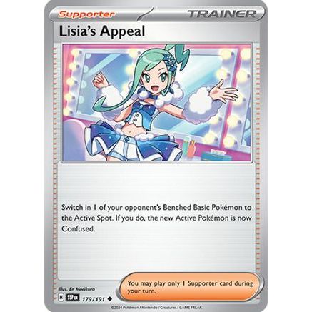 Lisia's Appeal - 179/191 179 - SV08 Surging Sparks Reverse Holofoil