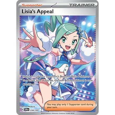 Lisia's Appeal - 234/191 234 - SV08 Surging Sparks Holofoil