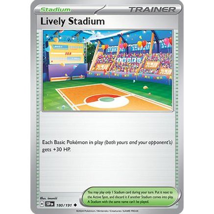 Lively Stadium 180 - SV08 Surging Sparks Reverse Holofoil